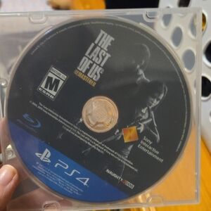 The Last of Us Remastered PS4 Game - Black and Blue